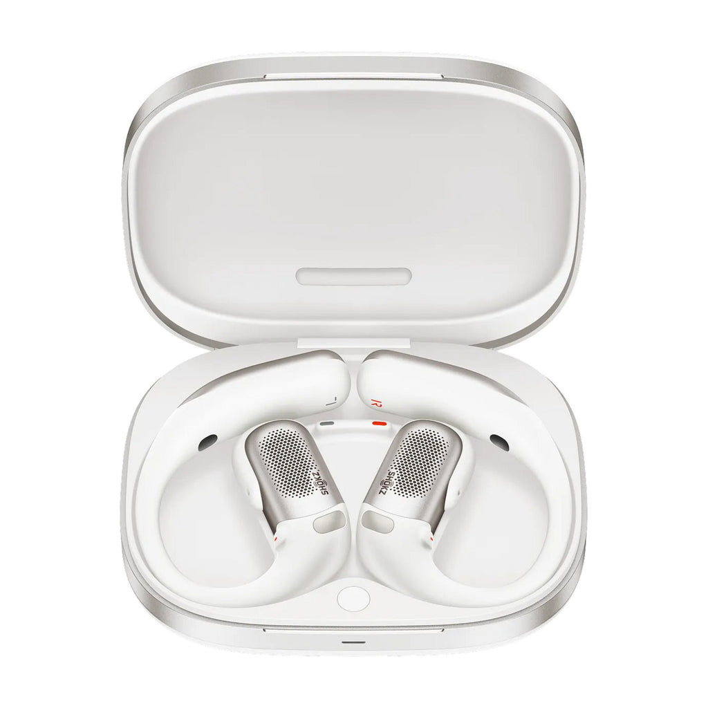 Shokz openfit pro open-ear hoofdtelefoon (wit)