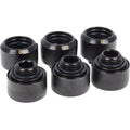 Alphacool eiszapfen 16mm hardtube compression fitting g1 4 - sixpack schroevenset (zwart)