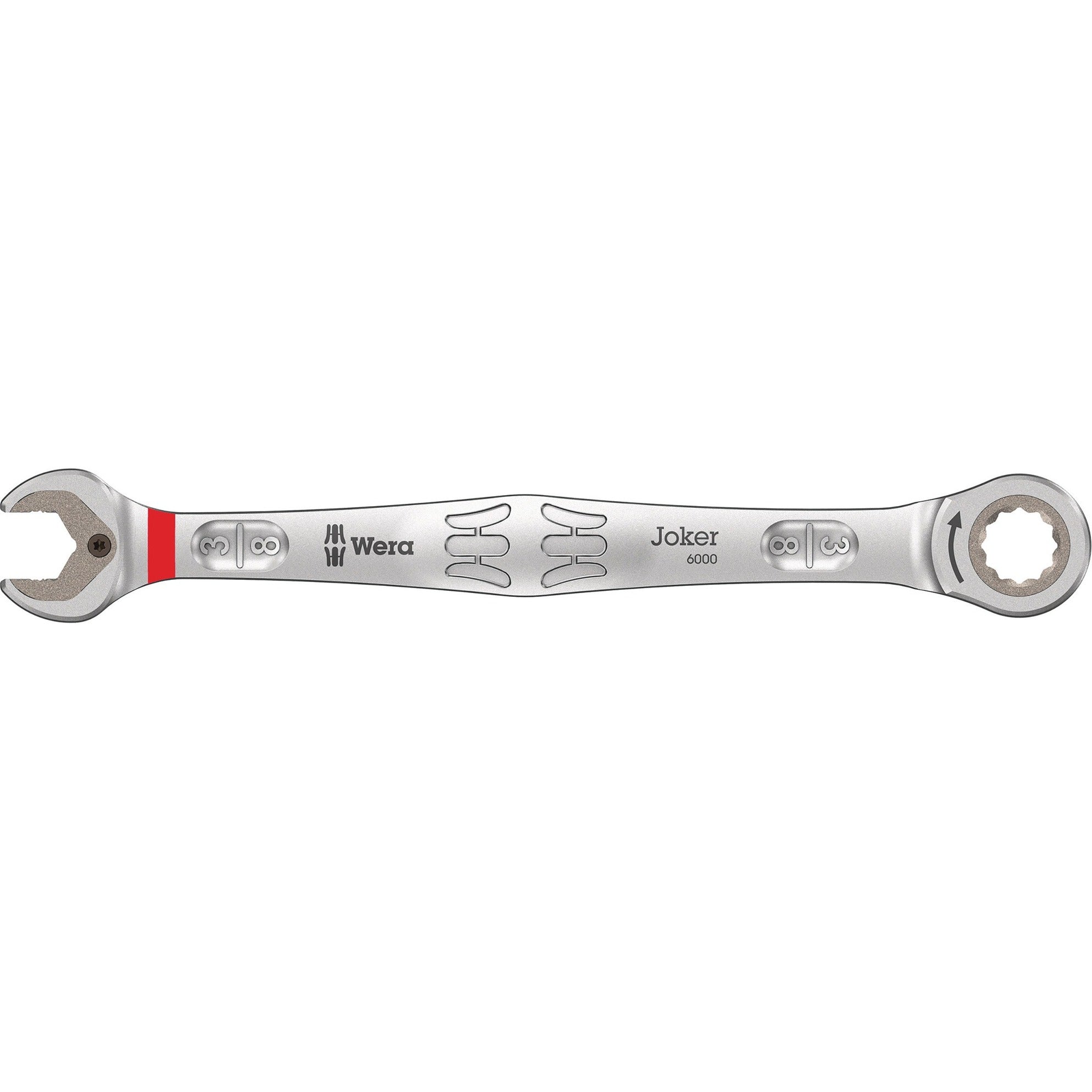 Wera 9632 magneetstrip 6000 joker imperial 1 steek-ringratelsleutelset moersleutel (inch, 8‑delig)
