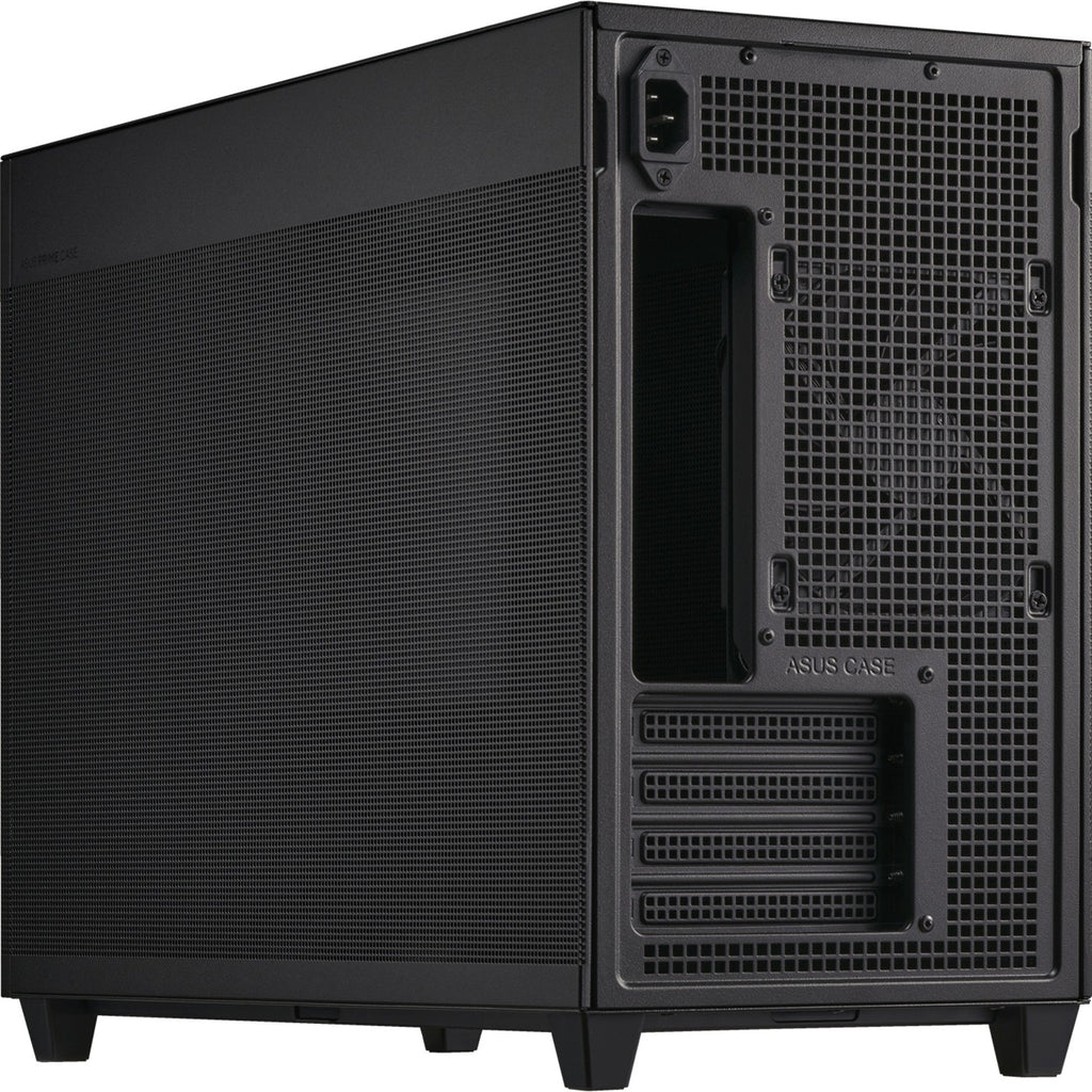 Asus prime ap201 mini tower behuizing (zwart | 2x usb-a | 1x usb-c)