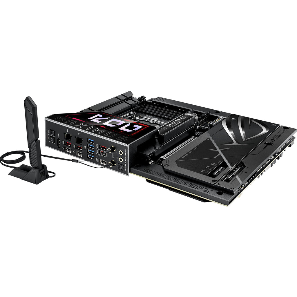 Asus rog maximus z890 hero btf socket 1851 moederbord (zwart, raid, 5 gb-lan, wi-fi 7, bt, sound, atx)