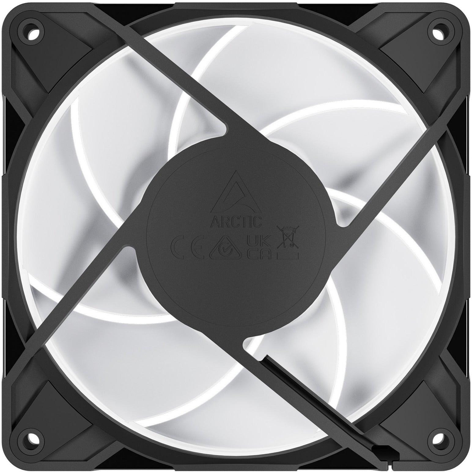 Arctic p12 pro a-rgb case fan (zwart, 120 x 120 x 25 mm, pwm)