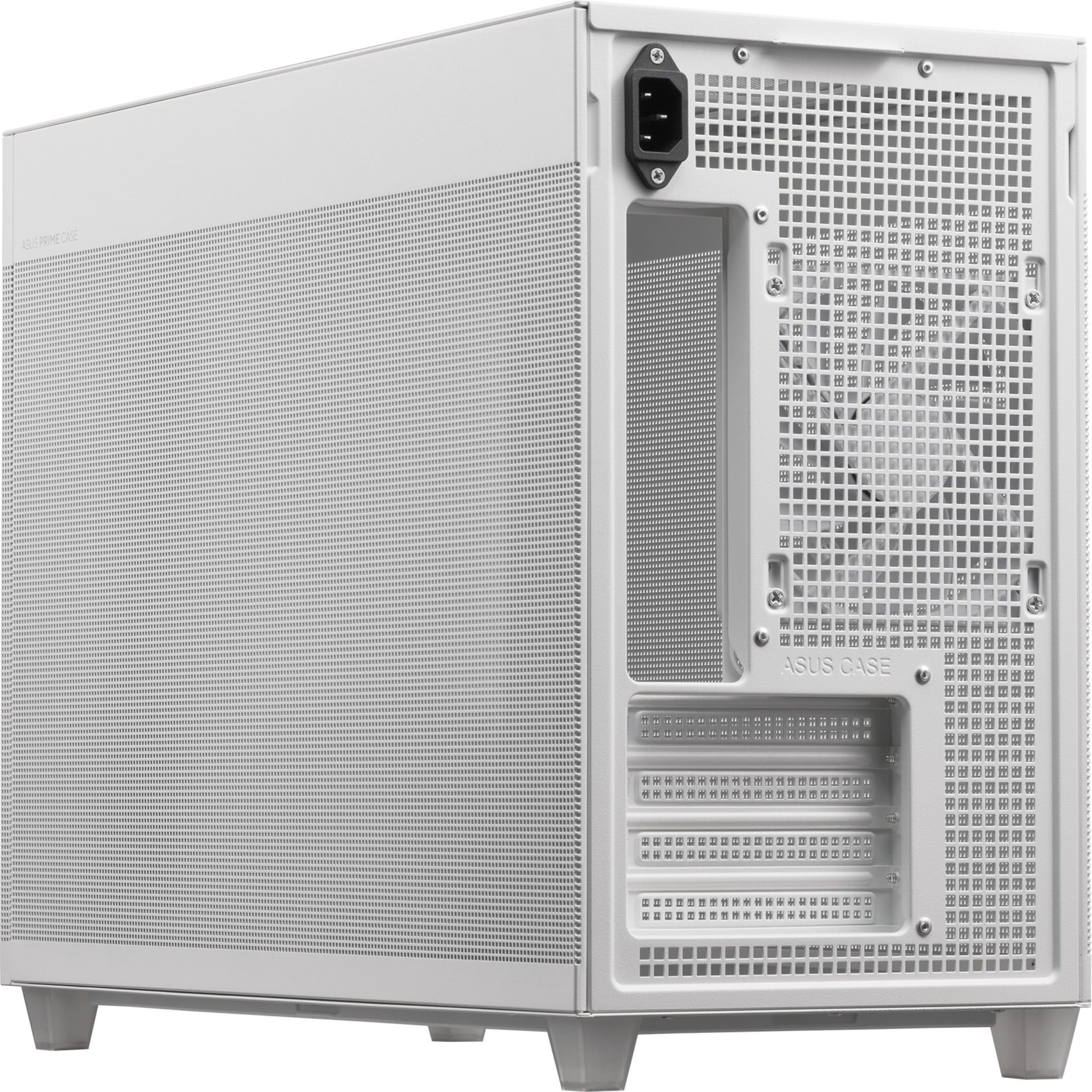 Asus prime ap201 mini tower behuizing (wit | 2x usb-a | 1x usb-c)