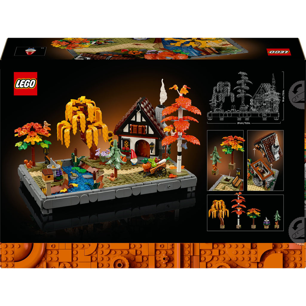 LEGO Icons 11372 Herbstgarten mit Hütte