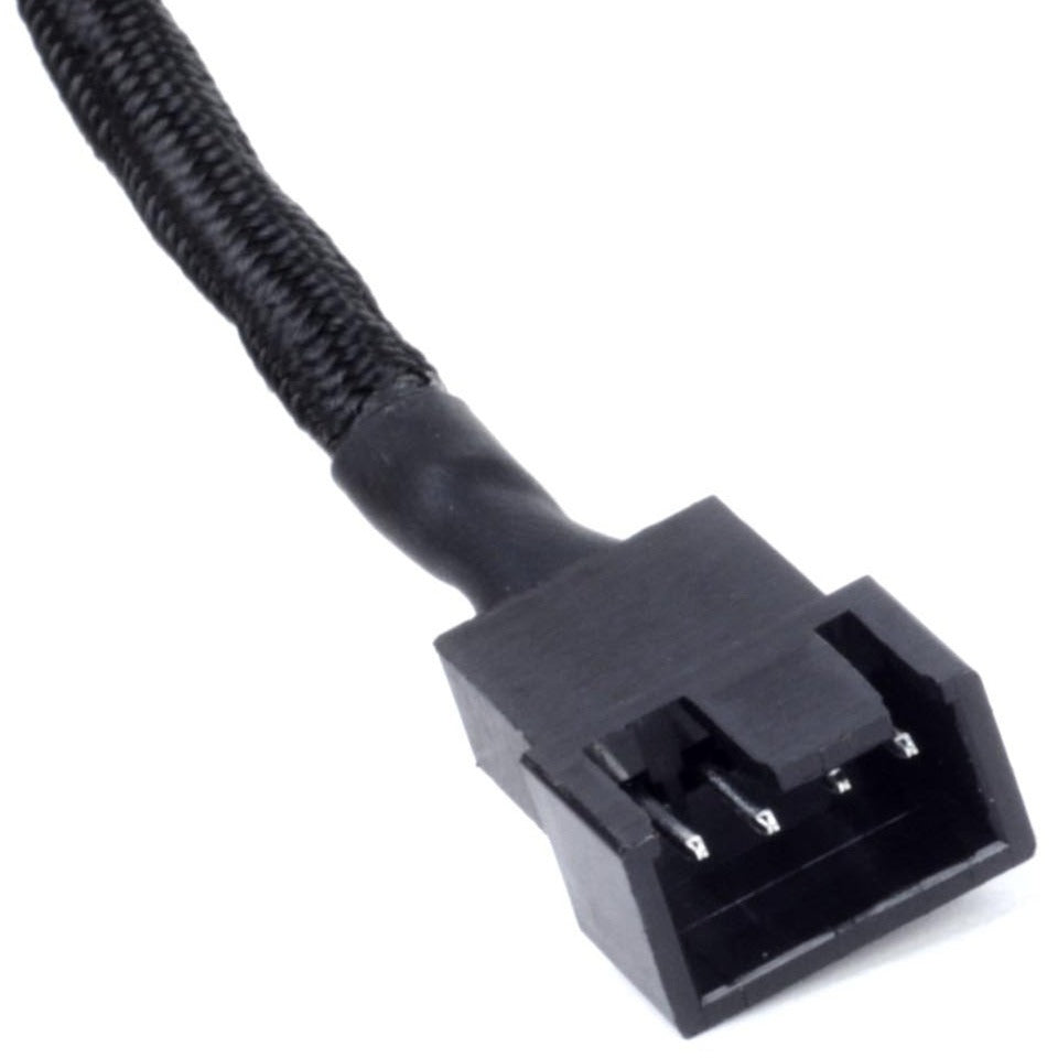 Silverstone sst-cpf01 splitterkabel (zwart, 10 centimeter)