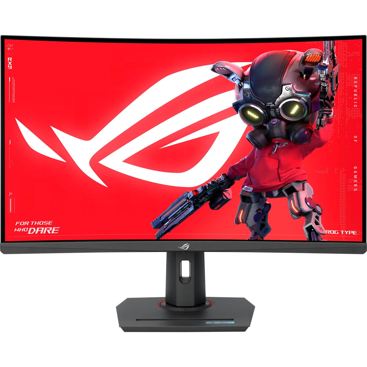 Asus rog strix xg32wcs 32 curved gaming monitor (zwart, 1x displayport, 1x hdmi, 1x usb-c, 180 hz)