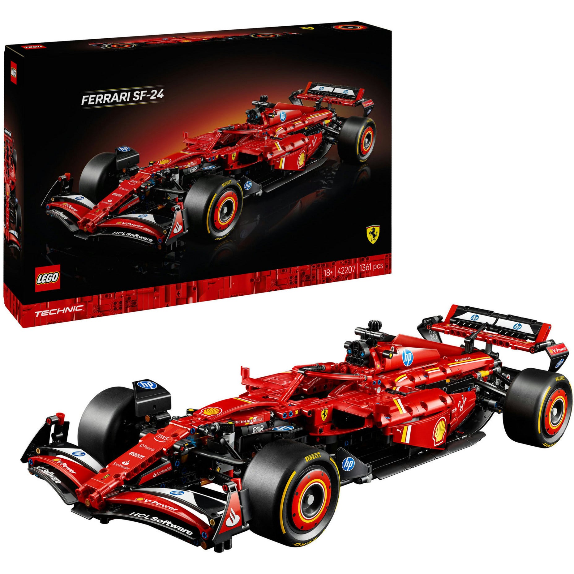 LEGO Technic 42207 Ferrari SF-24 Formel-1-Rennwagen