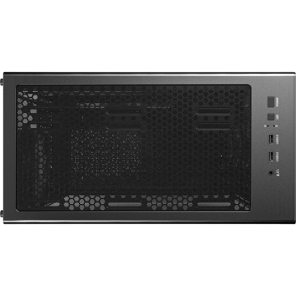 Antec ax85 argb midi tower behuizing (zwart | 2x usb-a | tempered glass)