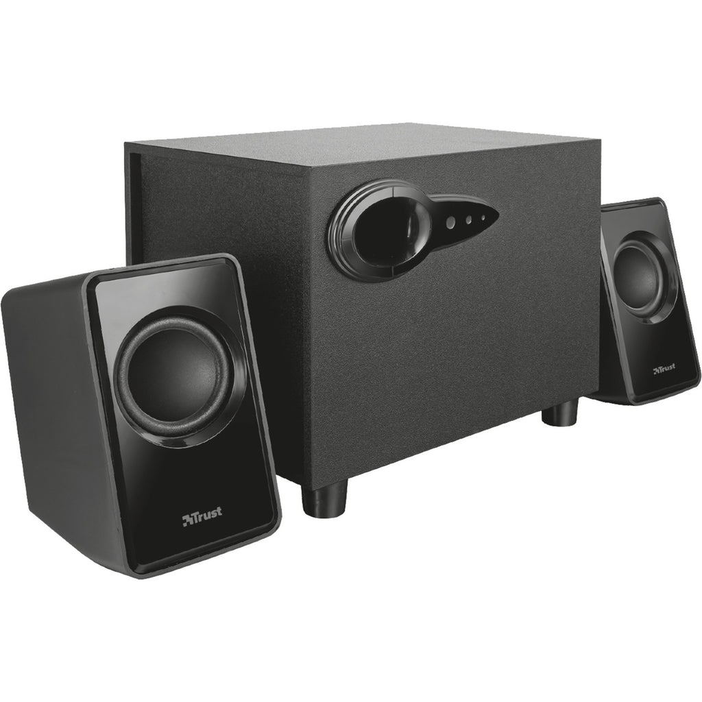 Trust avora 2.1 subwoofer speaker set pc-luidspreker (zwart, 20442)