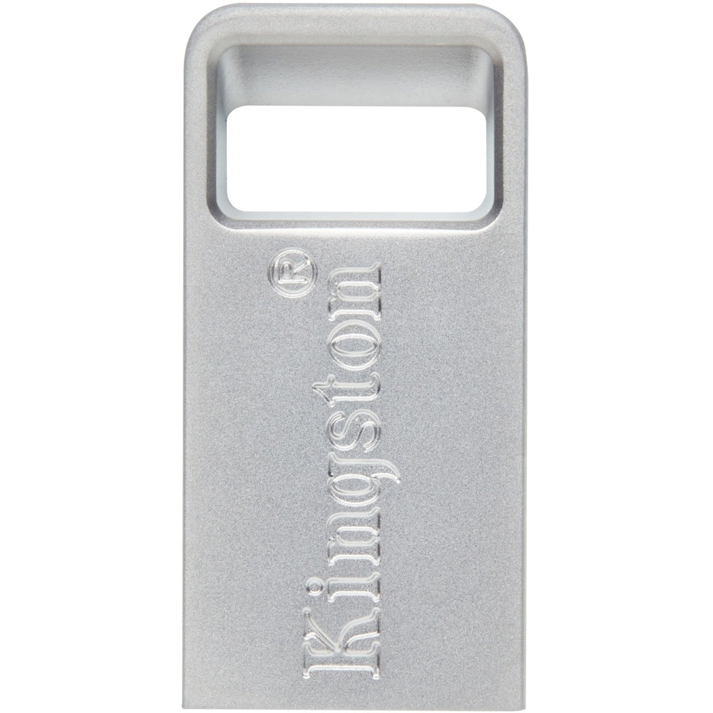 Kingston datatraveler micro 64 gb usb-stick (zilver, dtmc3g2 64gb, usb 3.2 gen 1)