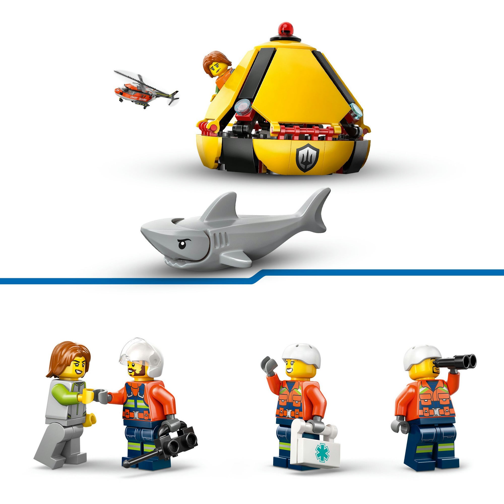 LEGO City 60503 Hubschrauber der Küstenwache