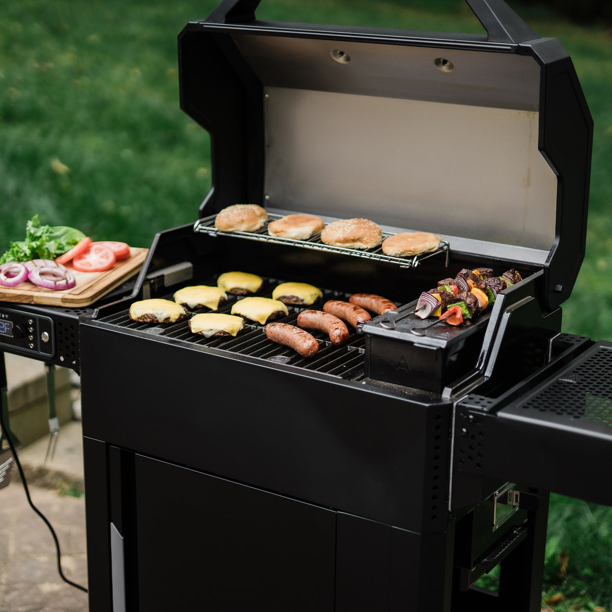 Masterbuilt autoignite series 545 digitale houtskoolbarbecue en -rookoven (zwart, wifi-besturing)