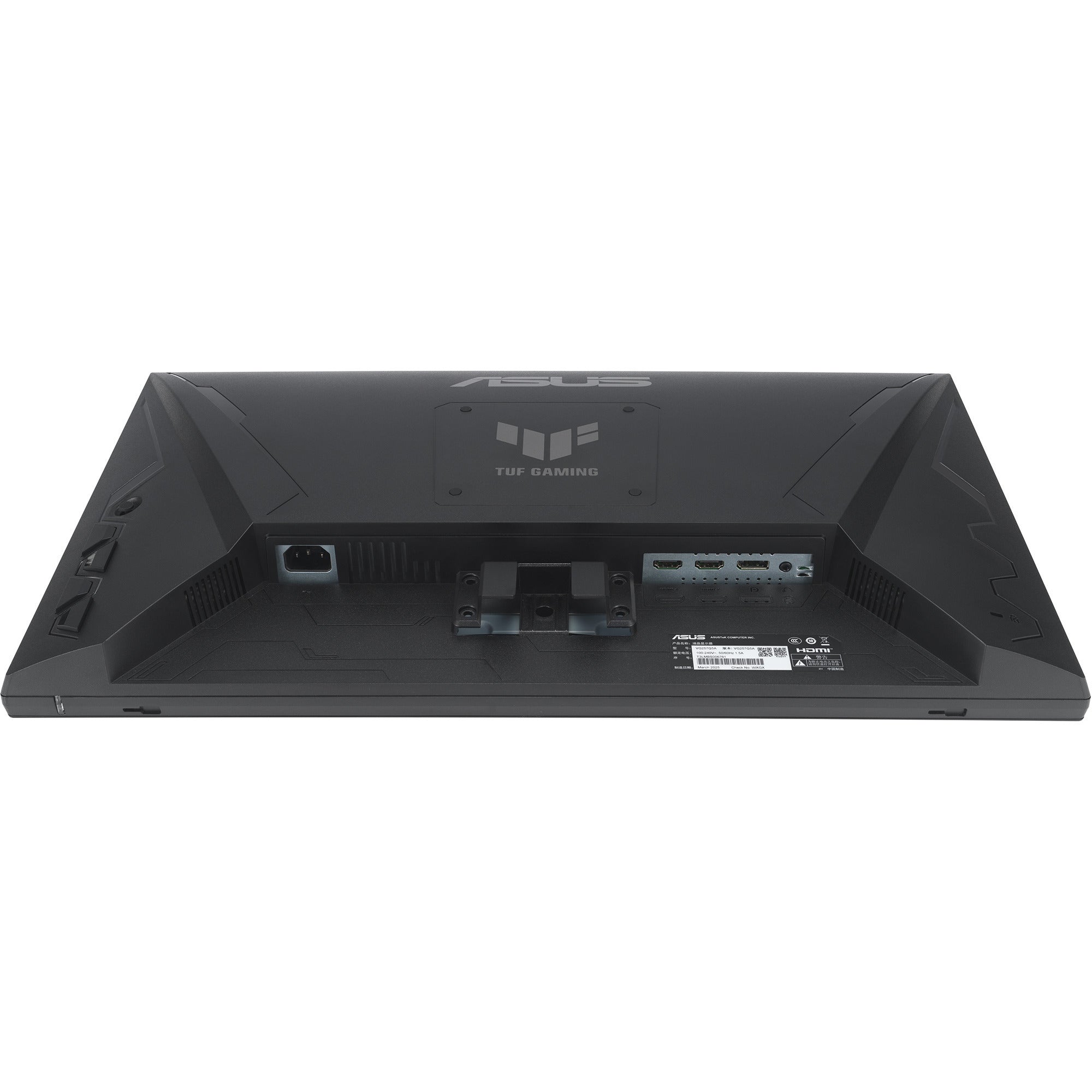 Asus tuf gaming vg257q5a 24.5 monitor (zwart, displayport, 2x hmdi, sound, 200 hz)