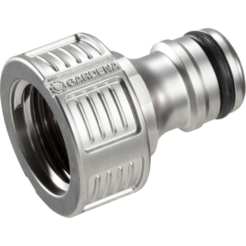 Gardena premium kraanstuk 21 mm (g 1 2 ) (zilver, 18240-20)