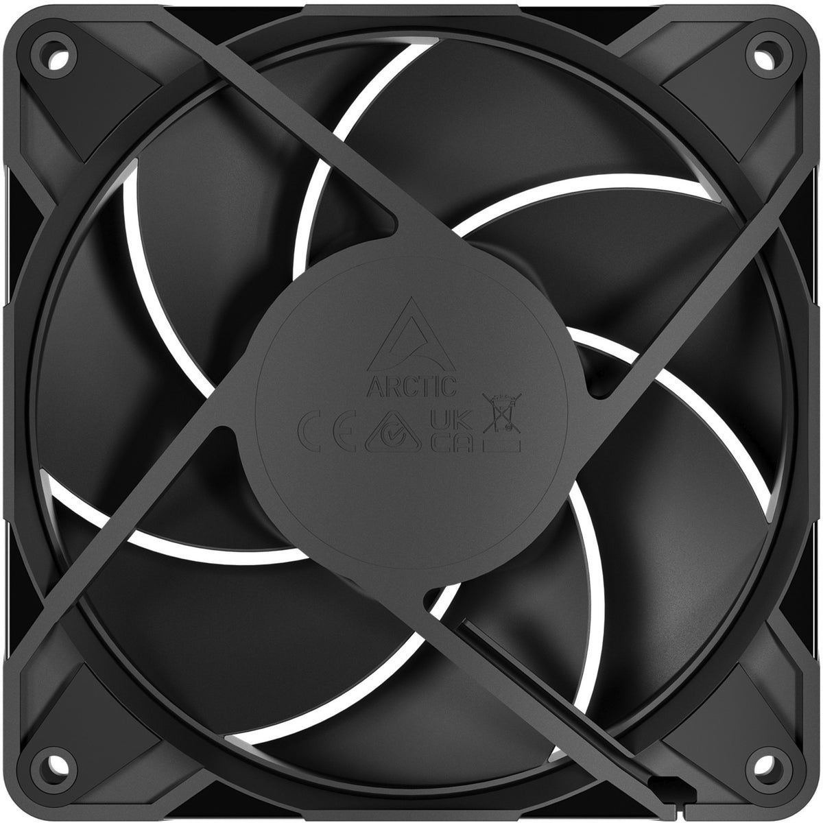 Arctic p12 pro pst case fan (zwart, 120 x 120 x 25 mm, pwm)