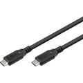 Goobay usb-c 4.0 > usb-c kabel (zwart, 2 meter)