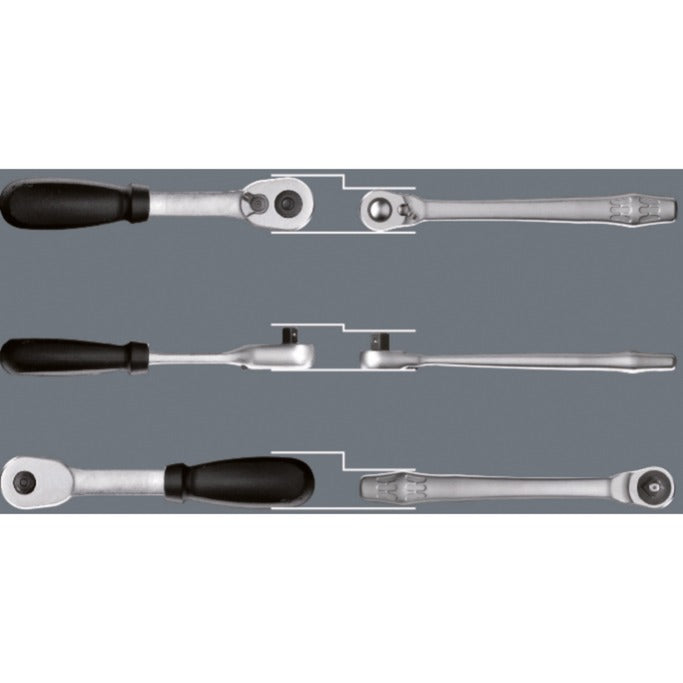 Wera 8100 SA 11 Zyklop Metall-Ratschensatz, 28 Teile