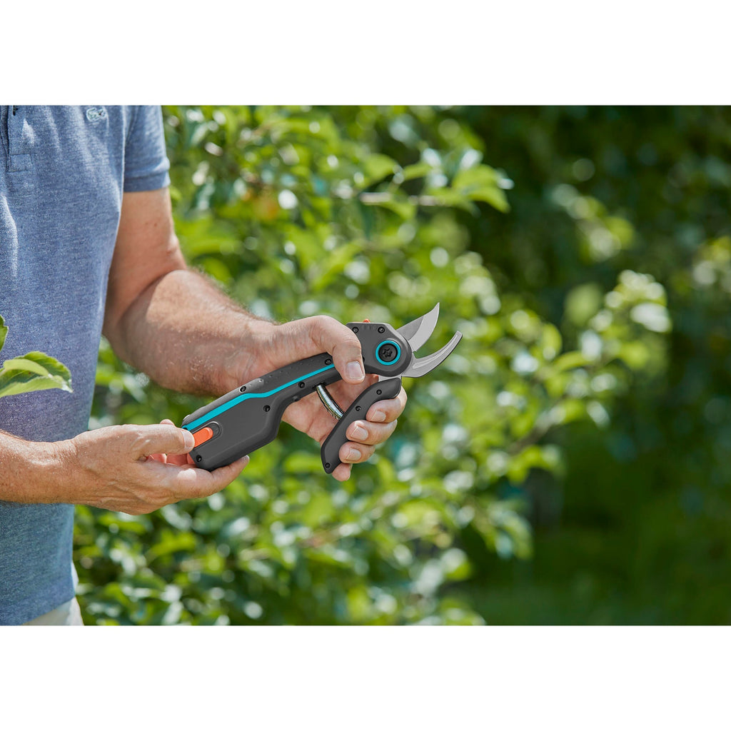 Gardena snoeischaar assistcut (zwart turquoise, bypass)