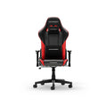 Dxracer prince l black red pvc leather gamestoel (zwart rood)