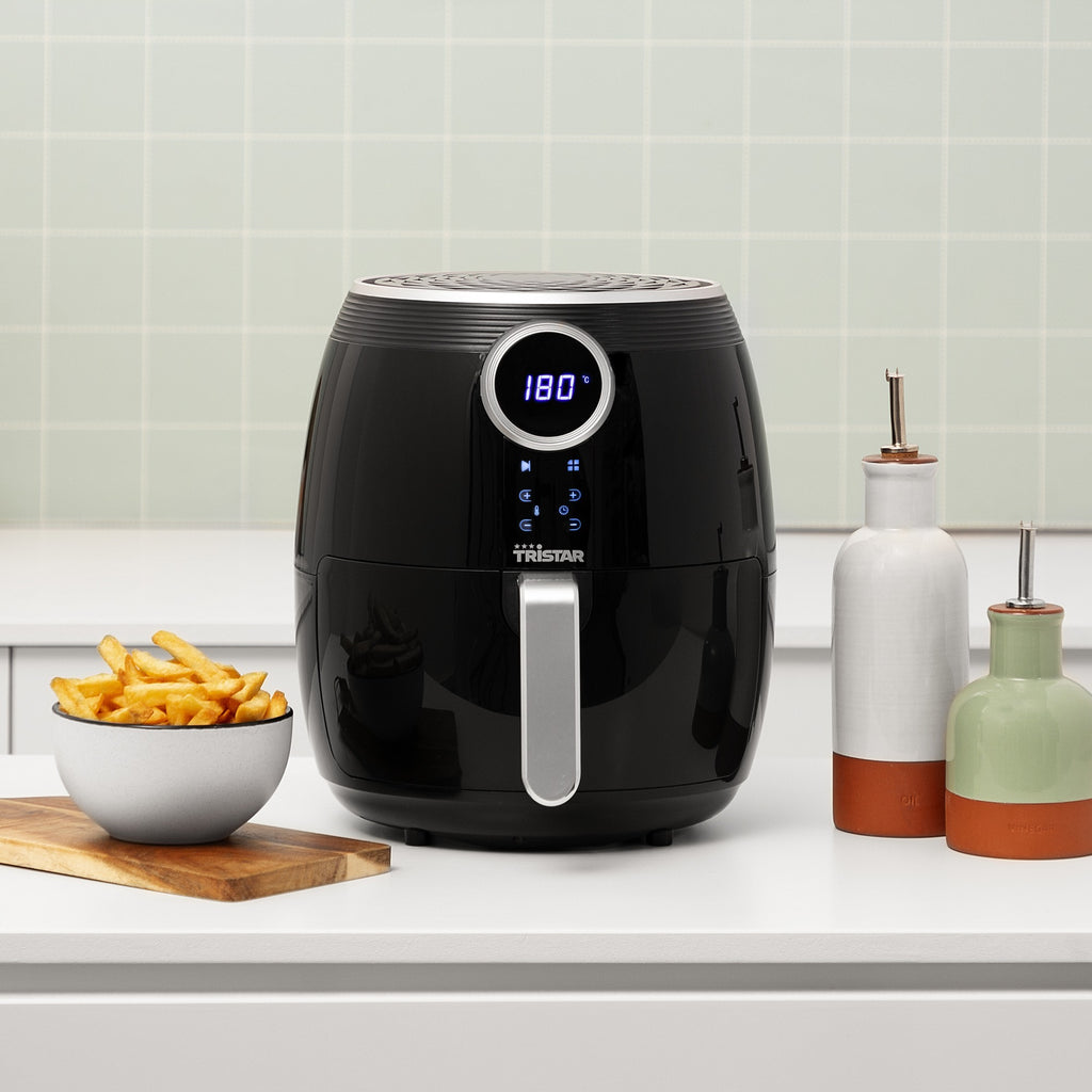 Tristar fr-6956 digitale crispy fryer heteluchtfriteuse (zwart, 4.5 liter)