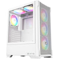 Xyz pc gear airone 300-x mesh midi tower behuizing (wit | 1x usb-a | 1x usb-c | tempered glass)