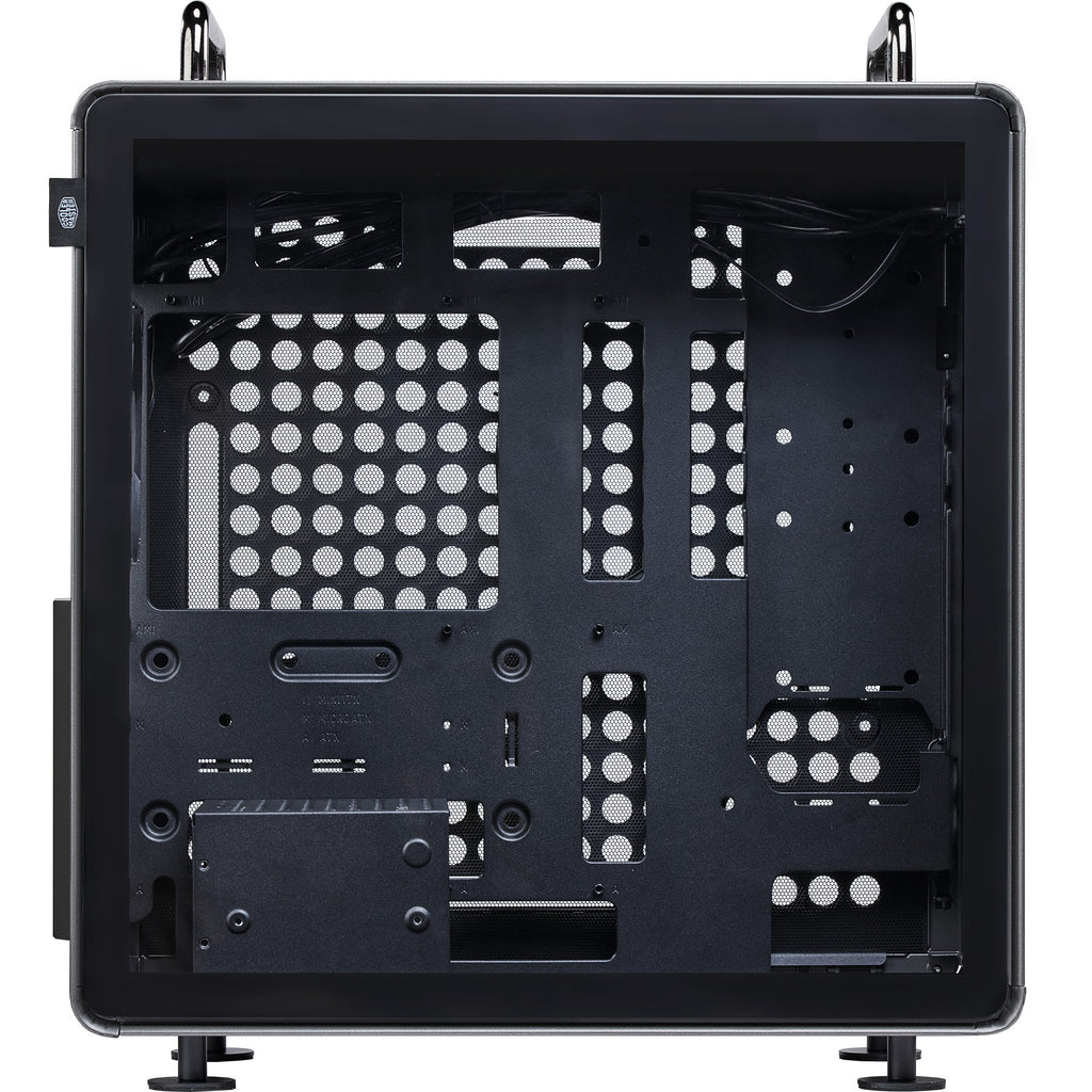 Cooler master qube 540 stardust iron midi tower behuizing (zwart | 2x usb-a | 1x usb-c | tempered glass)