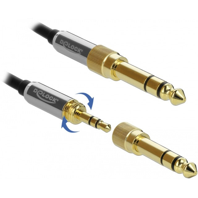 DeLOCK Stereokabel 3,5 mm 3-Pin-Stecker > 3,5 mm 3-Pin-Stecker