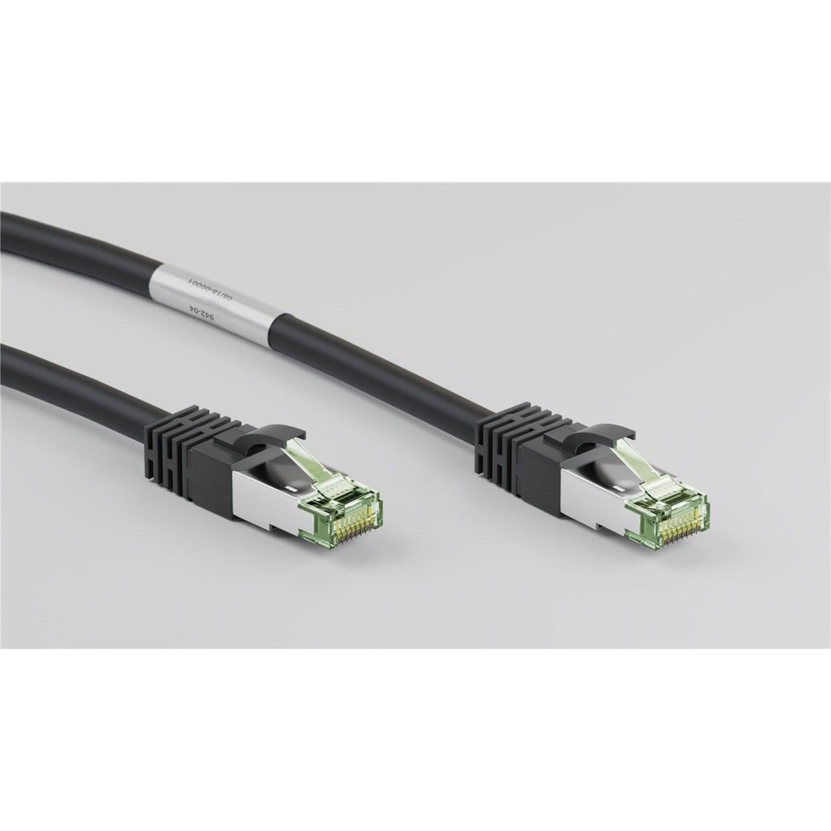 Goobay cat.8.1 netwerkkabel (zwart, 0,5 meter, s ftp (pimf), rj-45)