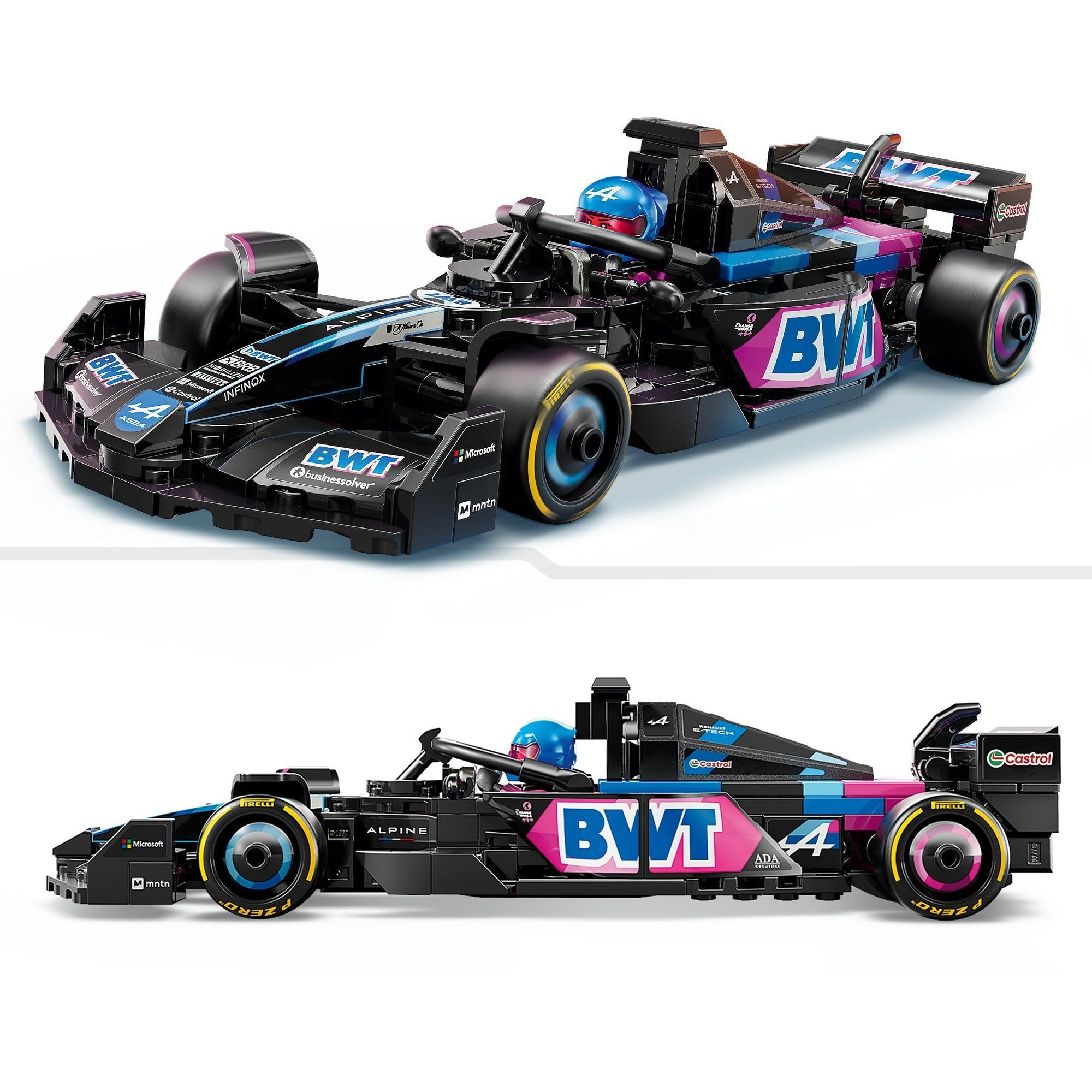 Lego speed champions - bwt alpine f1® team a524 racewagen constructiespeelgoed (77248)
