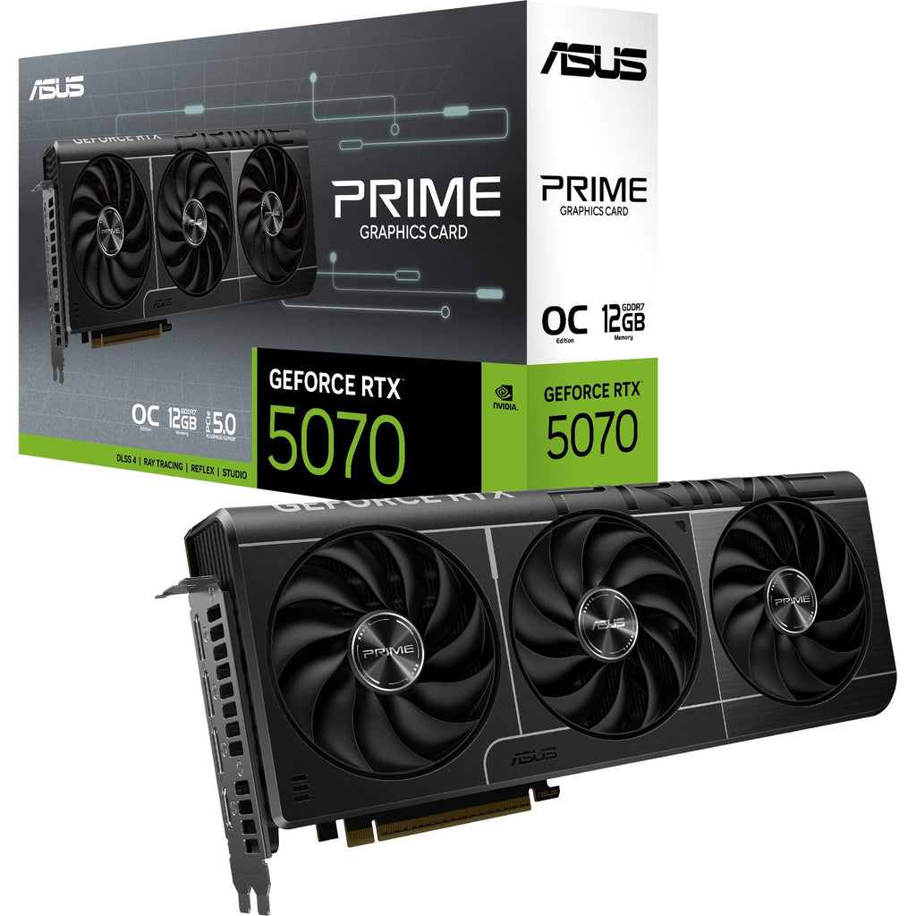 Asus prime geforce rtx 5070 oc grafische kaart (dlss 5, 3x displayport, 1x hdmi 2.1)
