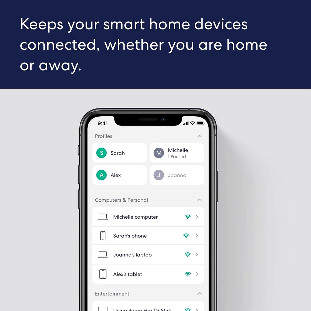 Eero 6+ mesh wifi system, 3 stuks mesh router (wit)