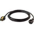 Apc stroomkabel c19 naar cee 7 schuko (zwart, 3 meter, ap8755)
