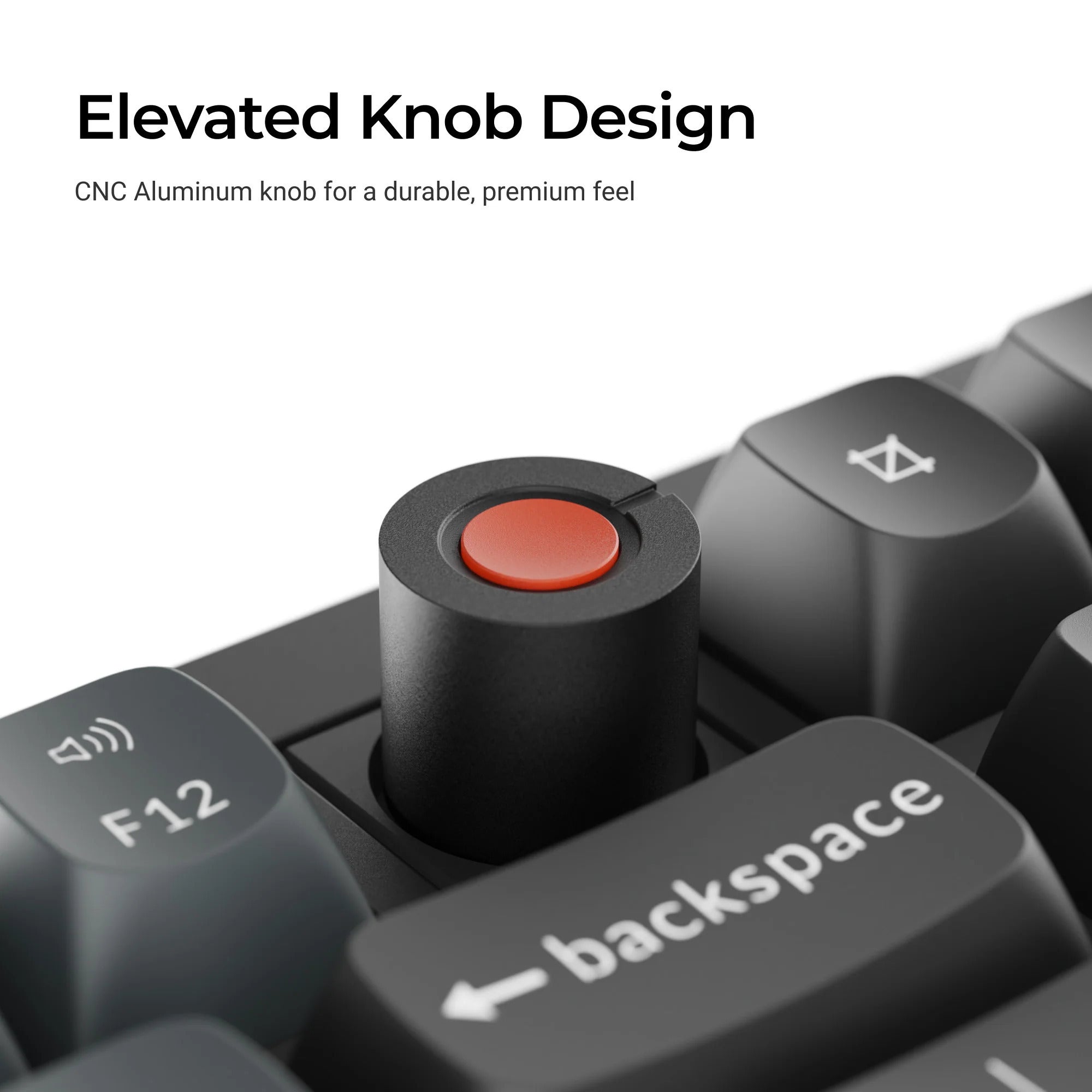 Keychron v6w-d4 8k qmk wired custom mechanical keyboard (zwart, us lay-out (qwerty), super banana, 100%, rgb leds, double-shot pbt, hot swap, 8k, knop)