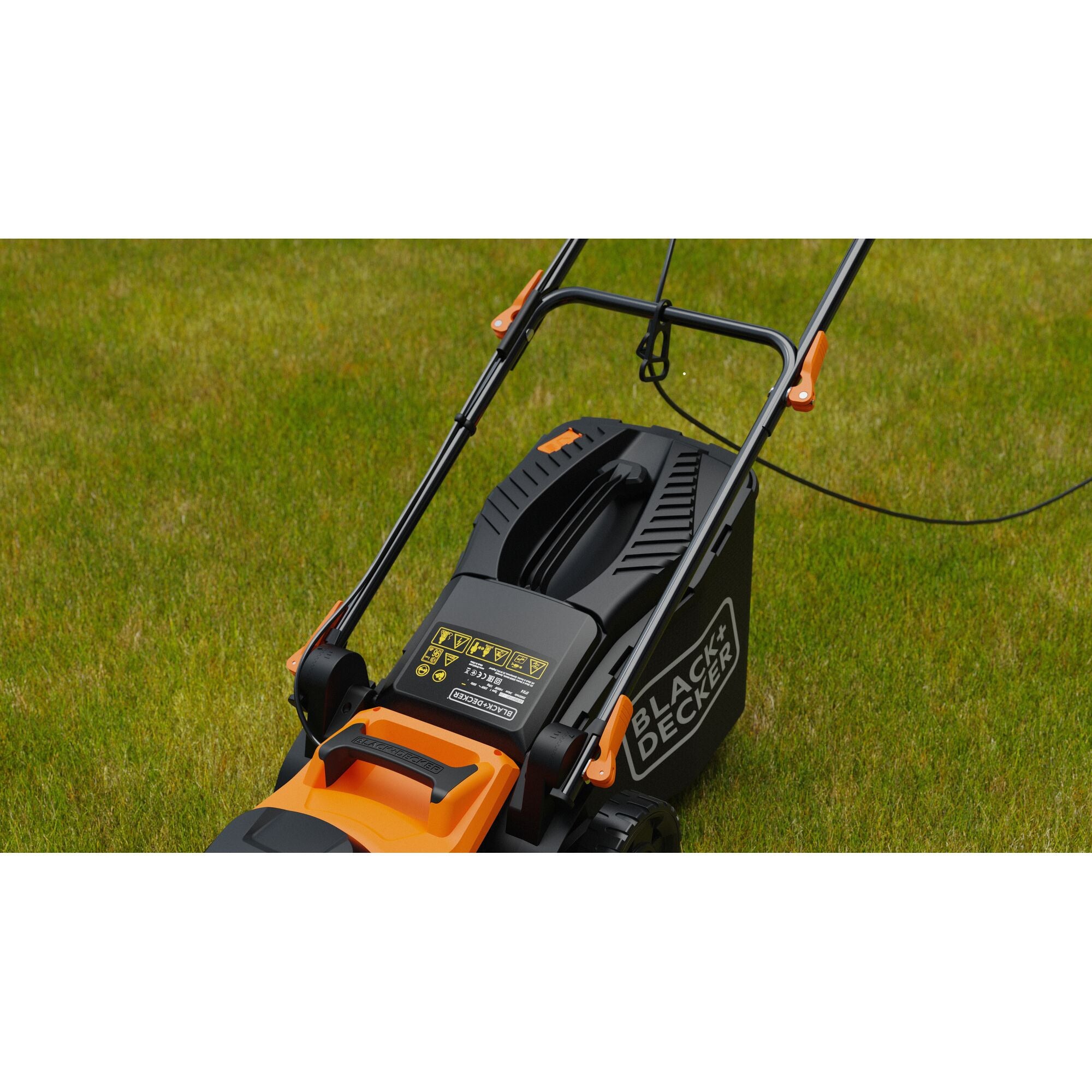 Black+decker bemwp340 grasmaaier (oranje zwart, 34 cm, 1400w)