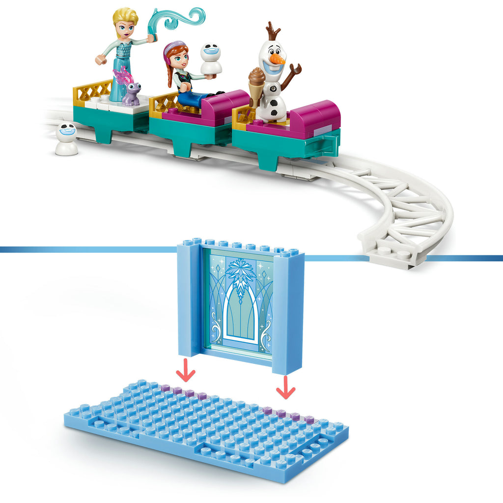 Lego disney princess 43281 elsa's ijskasteel en sneeuwrit