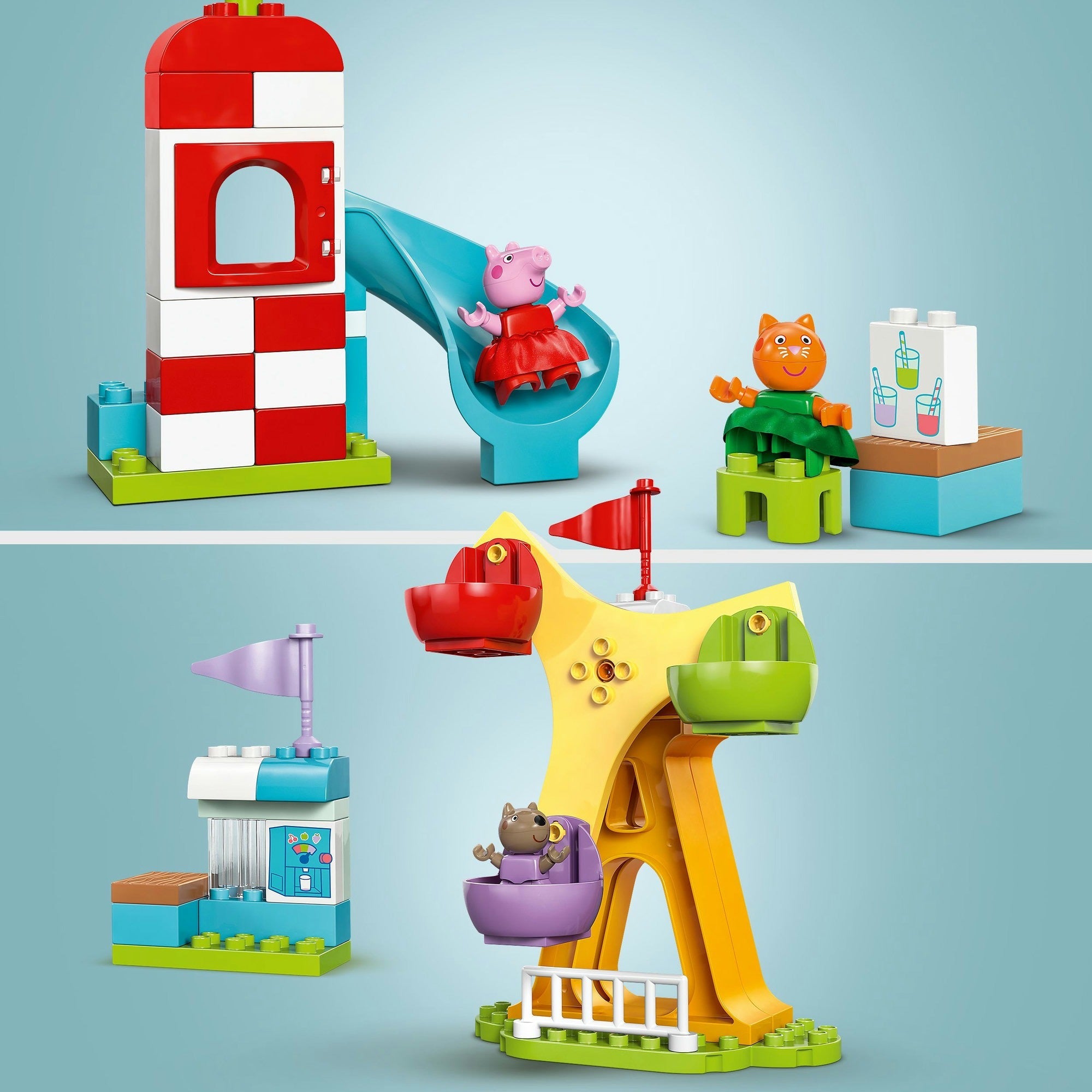 Lego ® duplo® peppa big kermis - speelgoed voor peuters - 10453