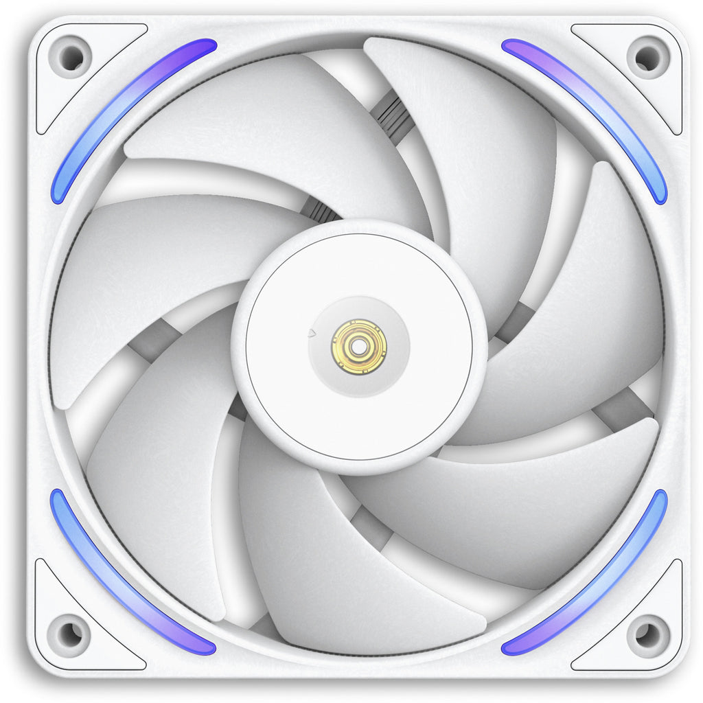 Nzxt f120x rgb case fan (wit, 120 x 120 x 30 mm, pwm)