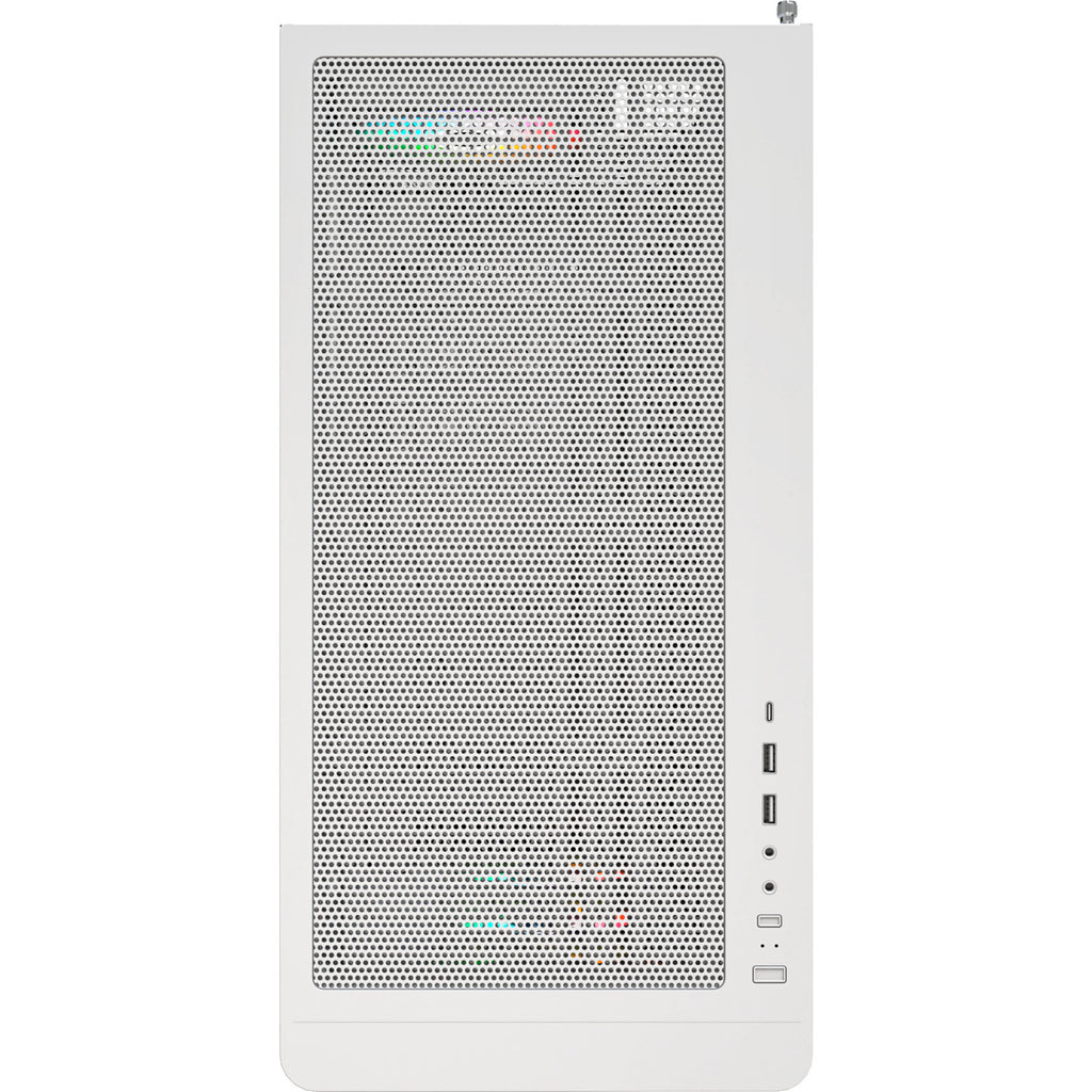 Montech xr wood midi tower behuizing (wit | 1x usb-a | 1x usb-c | rgb | window)