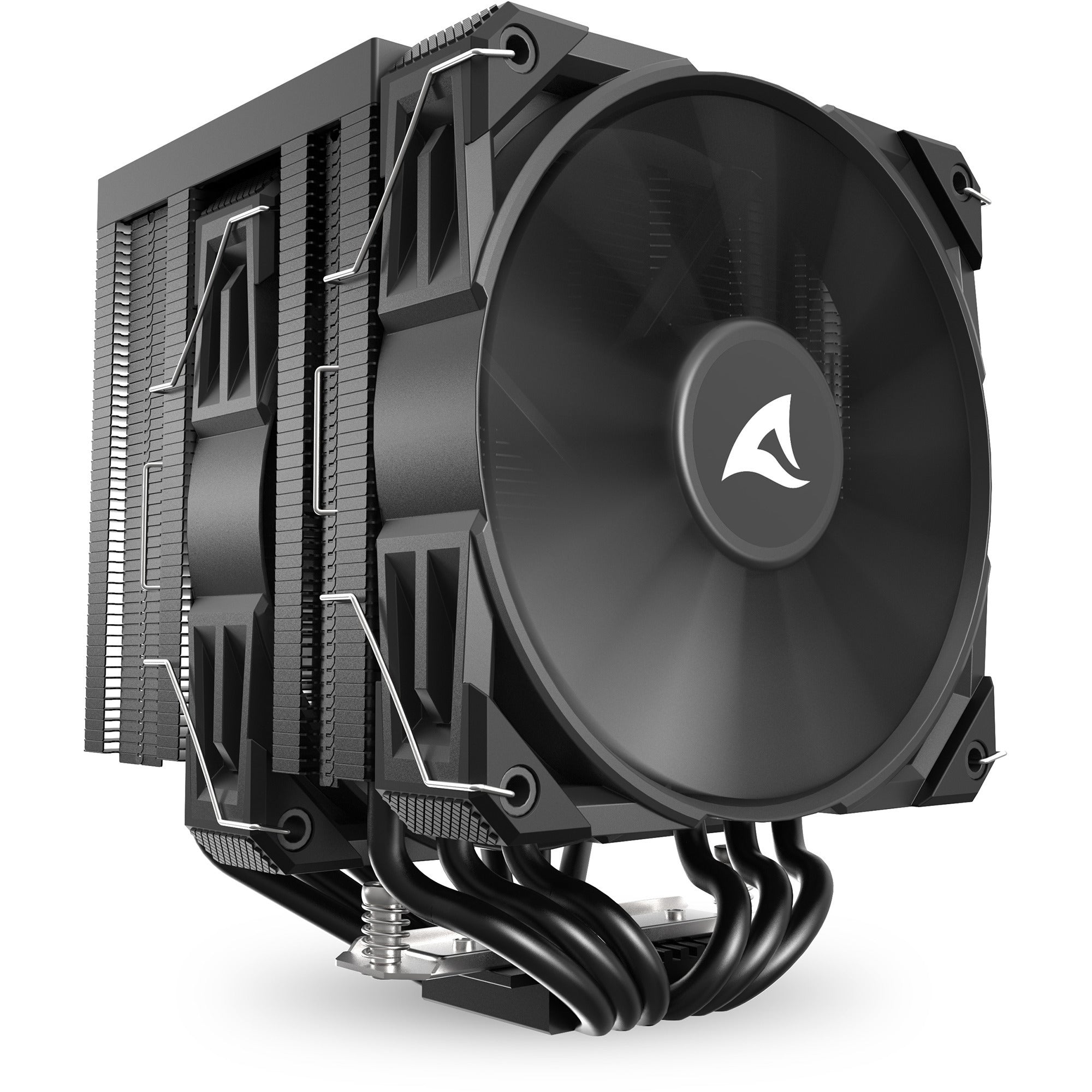 Sharkoon a60 cpu-koeler (zwart, 4-pins pwm fan-connector)