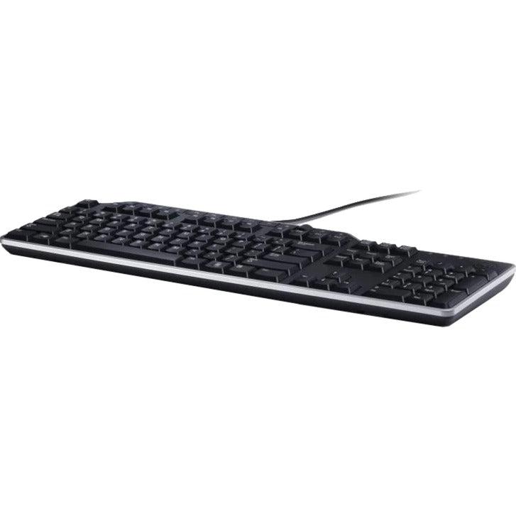Dell wired keyboard kb-522 (zwart, us lay-out (qwerty))