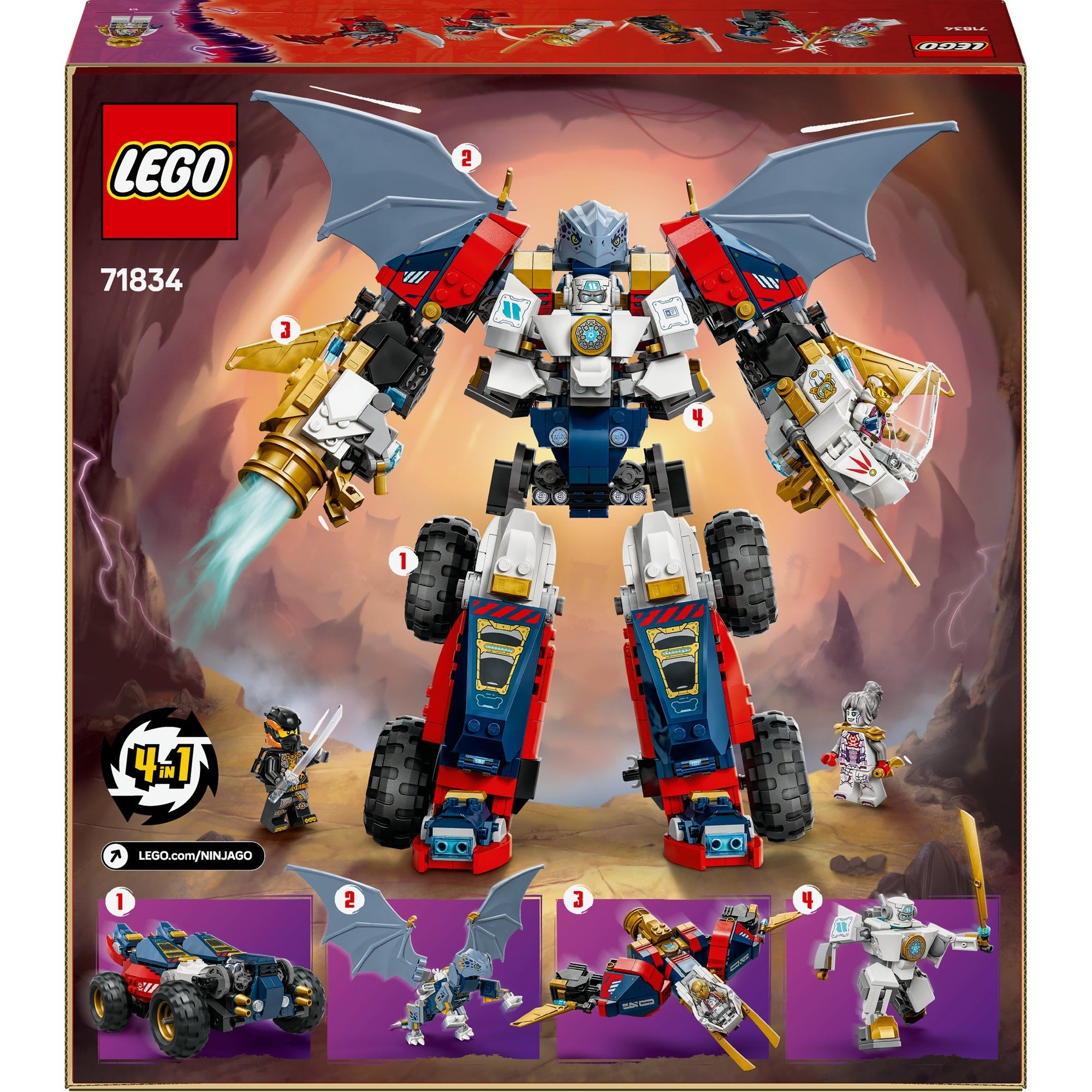 LEGO Ninjago 71834 Zanes Ultra-Kombinations-Mech
