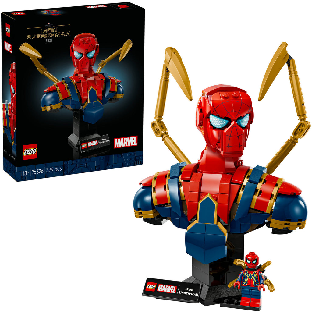 Lego Superhelden 76326 Iron Spider-Man Büste