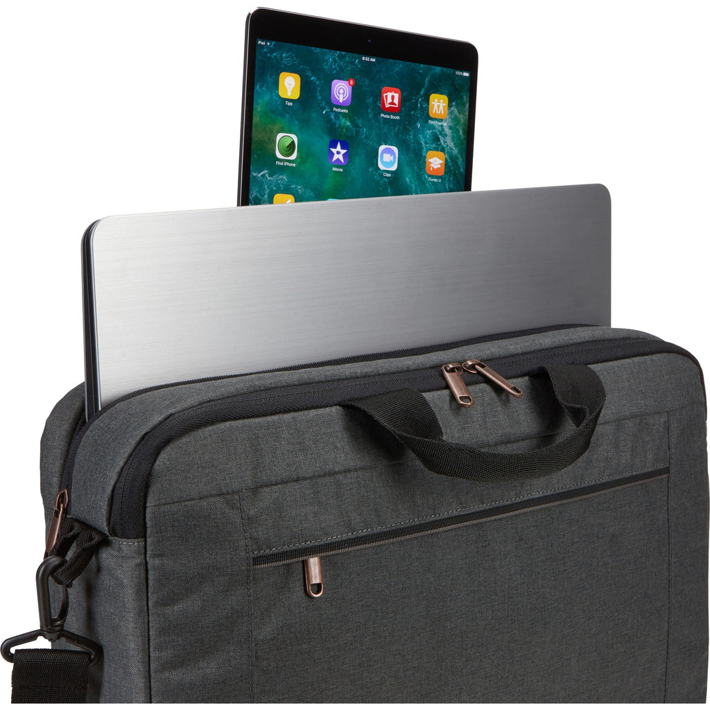 Case logic era 15.6 laptop bag eralb-116-obsidian laptoptas (donkergrijs)