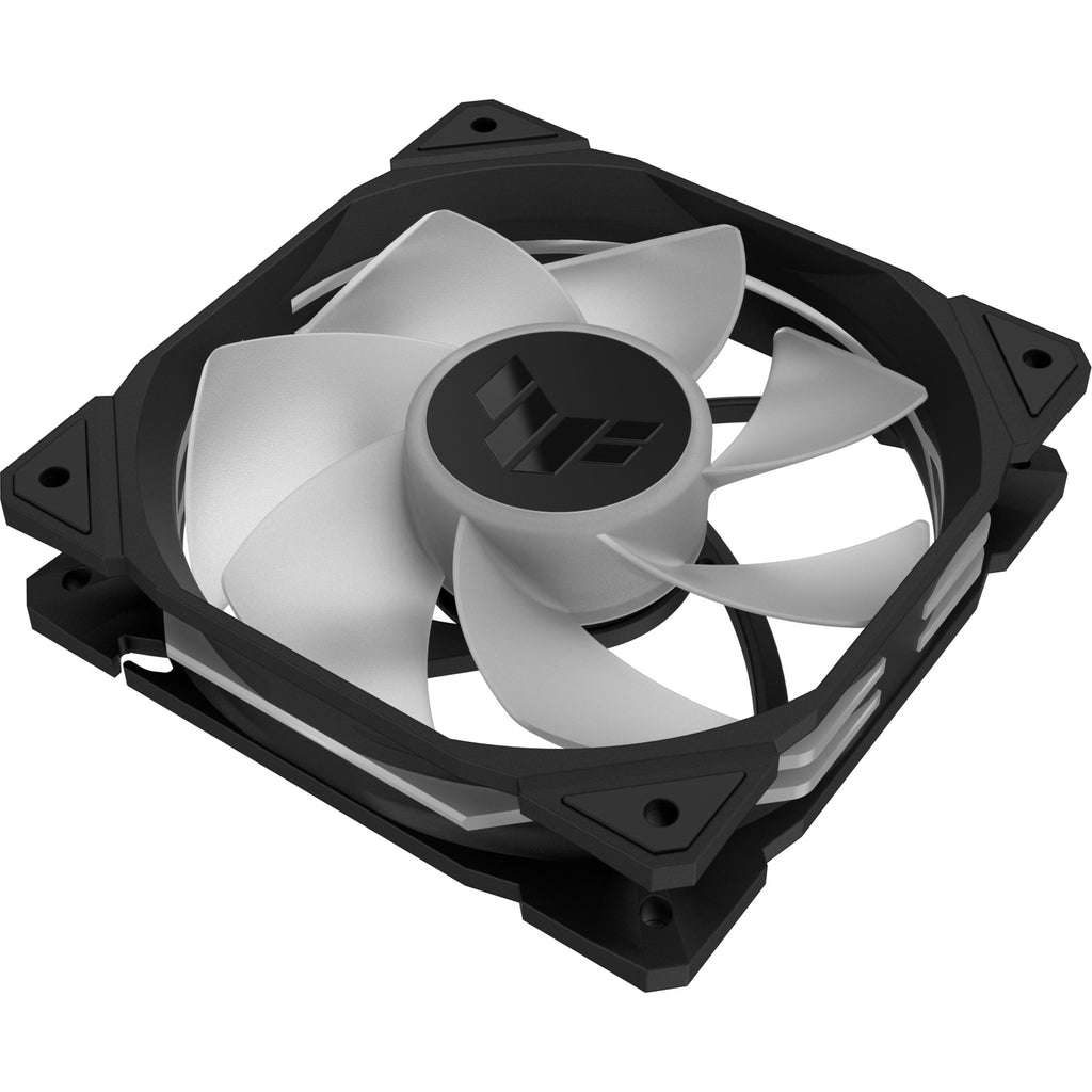 Asus tuf gaming tr120 argb reverse case fans (zwart transparant, 3 stuks, 120 x 120 x 28 mm)