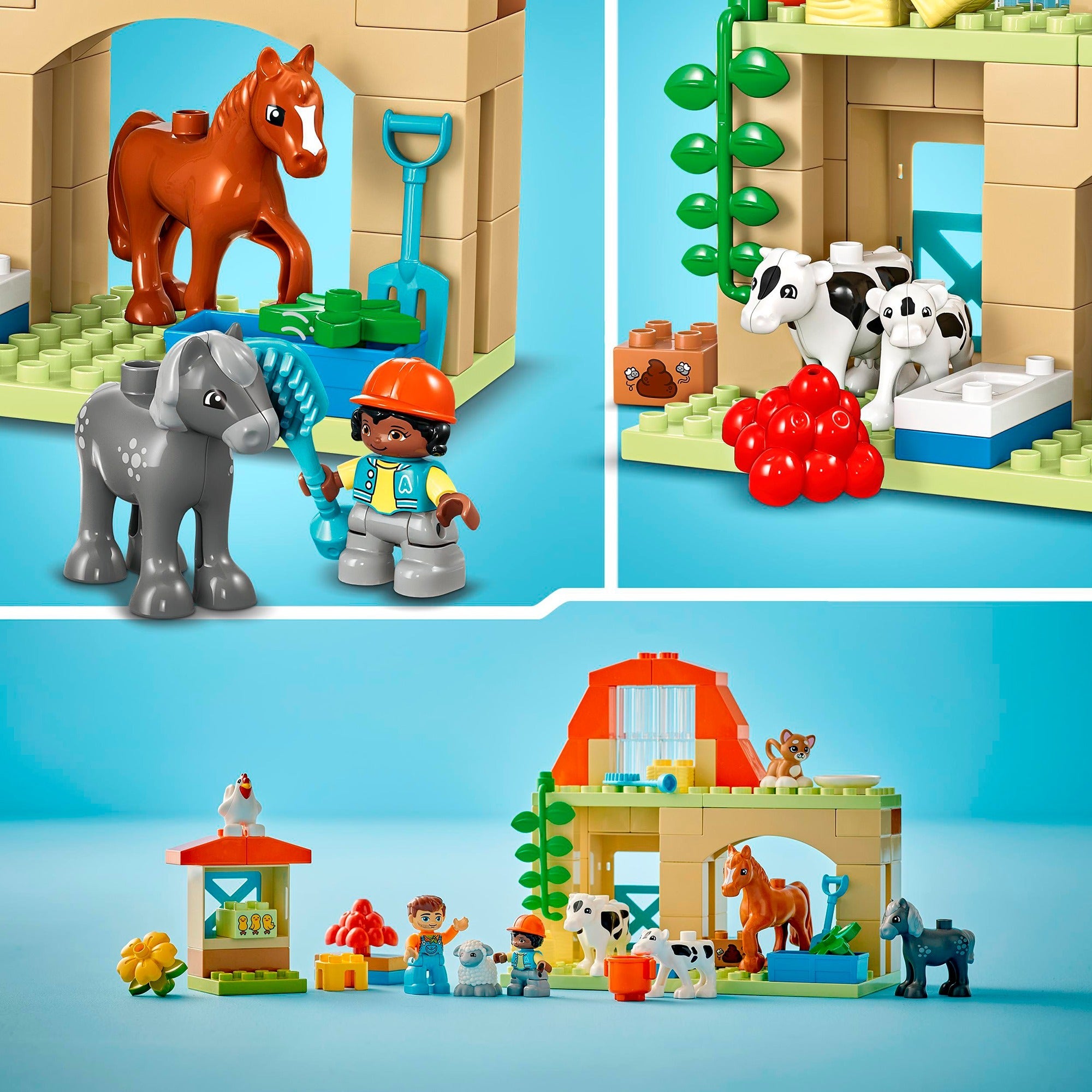 Lego duplo dieren verzorgen op de boerderij - 10416