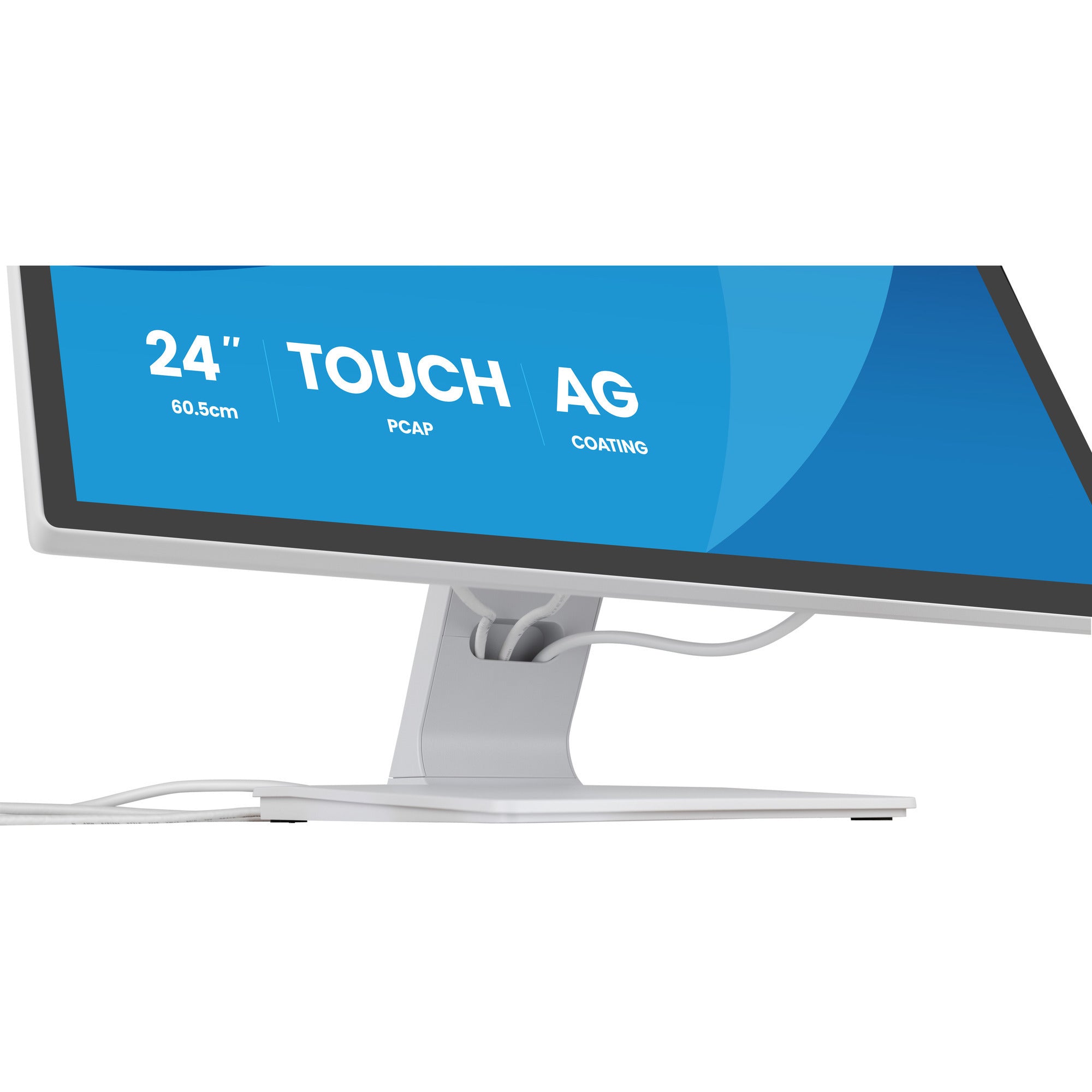 Iiyama prolite t2452msc-w1ag 24 touchscreen monitor (wit, 100 hz, touch, hdmi, displayport, usb, audio)