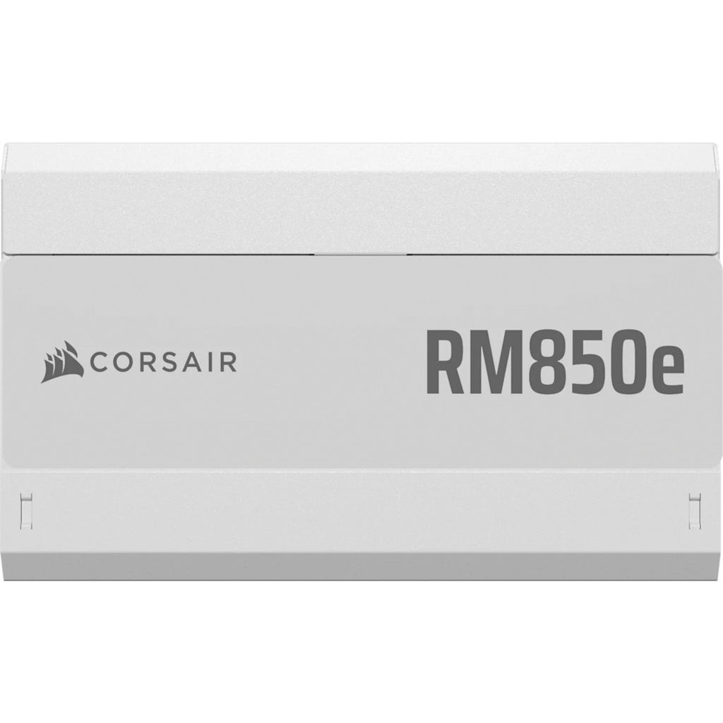 Corsair rm850e (2025) white modulaire 850 watt voeding (wit, 1x 12v-2x6, 2x pcie)