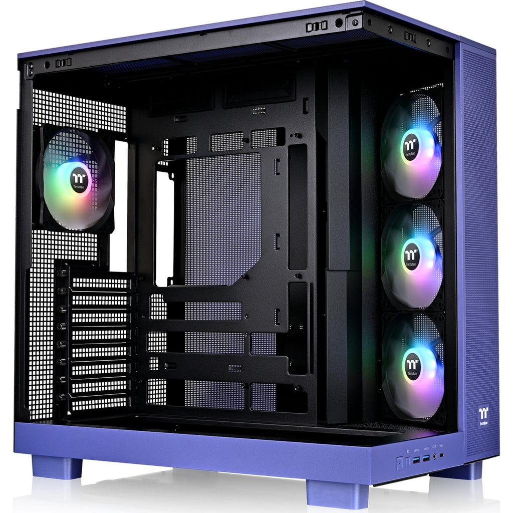 Thermaltake view 380 xl tg argb future dusk midi tower behuizing (paars | 2x usb-a | 1x usb-c | rgb | window)