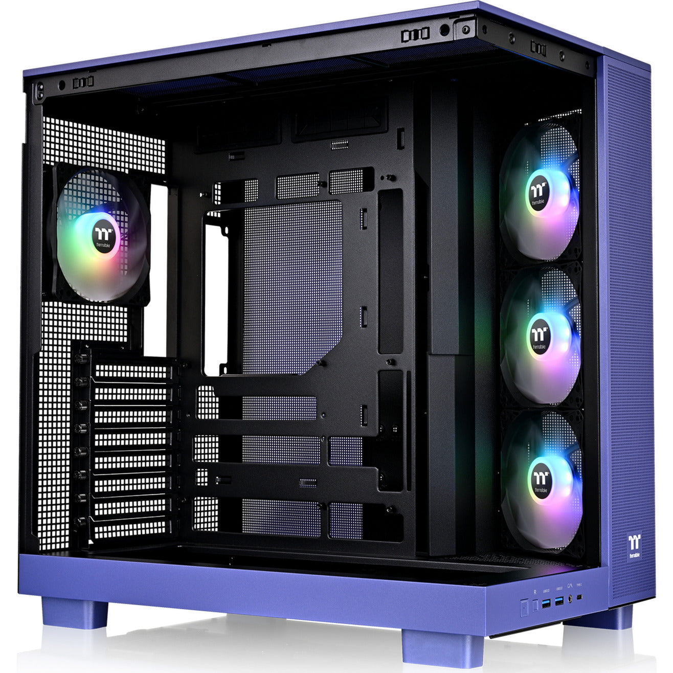 Thermaltake view 380 xl tg argb future dusk midi tower behuizing (paars | 2x usb-a | 1x usb-c | rgb | window)