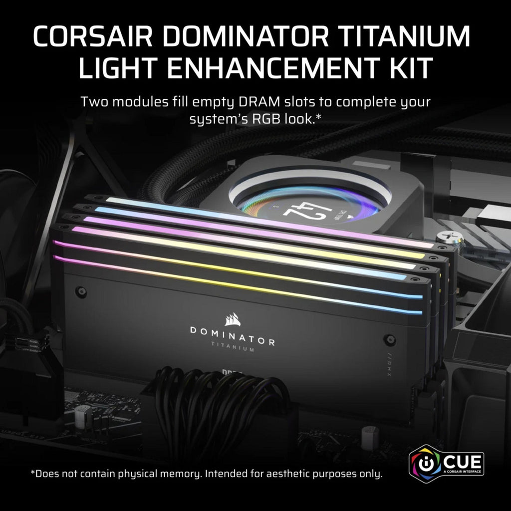 Corsair dominator titanium ddr5 lighting enhancement kit ledverlichting (zwart)